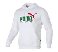 PUMA Logo Printed Casual Hoodie 'White Green Red' 678413-02 XS