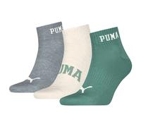 Puma Logo Quarter Socks 3 Pairs