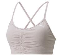 Puma Low Impact Yoga Studio Foundation Low Impact Sports Bra Grey M Women