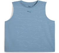 Puma M Cloudspun Emboss Tank - Cool Blue - XL