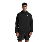 Puma Mens Training Tech Woven Full Zip Jacket - Black, Puma Black, Size M, Men Puma Black