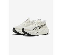Puma MagMax Nitro 2 Womens Running Shoes Cream Cushioned Comfort Sports Trainers