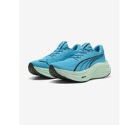 Puma MagMax Nitro Mens Running Shoes Blue Cushioned Comfort Sports Run Trainers