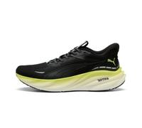 Puma Magnify NITRO 3 Running Shoes Black Yellow AW26, Size 42 - EUR