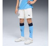 PUMA Manchester City FC Kids' Shorts 25/26, White (White x Team Light Blue), 164