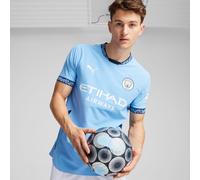 PUMA Manchester City 24/25 Authentic Home Jersey Men, Light Blue/Marine Blue, size Small