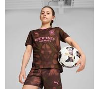 PUMA Manchester City 24/25 Goalkeeper Short Sleeve Jersey Youth, Espresso Brown/Wild Willow, size 9-10 Youth