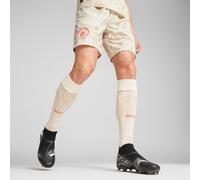 PUMA Manchester City 24/25 Goalkeeper Shorts Men, Alpine Snow/Putty, size Large