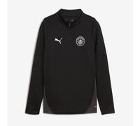 Puma Manchester City Training 1/4 Zip 2025/2026 Colour: Black, Size: 11-12 years