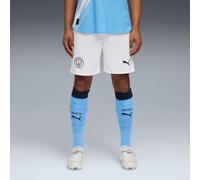 PUMA Manchester City 25/26 Shorts Men, White/Light Blue, size 2XL