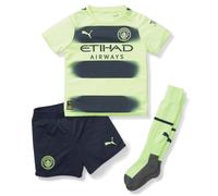 Puma Manchester City 3rd Mini Kit 2022/2023 Colour: FIZZY LIGHTS, Size: 3-4 years