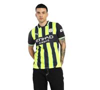 Men's PUMA Mens Manchester City Away Shirt 24/25 (Navy/Green) - Size: 42/Regular/13 years/12 years