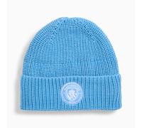PUMA Manchester City Essentials Beanie Hat Unisex, Light Blue/White