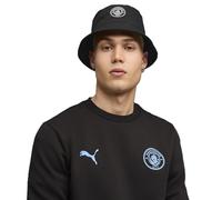 PUMA Manchester City Essentials Bucket Hat - Black - One Size Fits Most