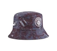 PUMA Manchester City Essentials Bucket Hat - Burgundy - Size: S/M