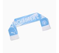 PUMA Manchester City Essentials Scarf, Light Blue/White
