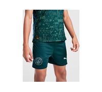 PUMA Manchester City FC 2025/26 Fourth Shorts Junior - Green - Kids 11-12Y