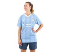 Puma Manchester City Fc 23/24 Home Short Sleeve T-shirt Blue XL