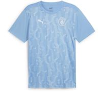 PUMA Mens Manchester City Prematch Shirt 2024 2025 Adults Blue M