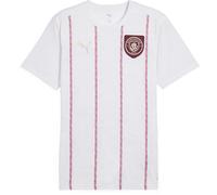 Puma Manchester City Fc 24/25 Pre Match Short Sleeve T-shirt White 2XL