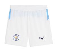 PUMA Manchester City FC Kids' Shorts 25/26, White (White x Team Light Blue), 140