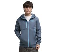 Puma Manchester City Fc 26/27 Tech Hoodie Travel Full Zip Sweatshirt Grey S Men
