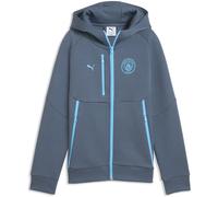 Puma Manchester City Fc 26/27 Tech Hoodie Travel Junior Full Zip Sweatshirt