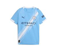 PUMA Manchester City FC Kids' Home Jersey 25/26, Blue (Team Light Blue x White), 128