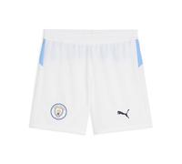 PUMA Manchester City FC Kids' Shorts 25/26, White (White x Team Light Blue), 152
