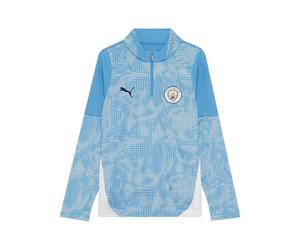 PUMA Manchester City FC Kids' Training 1/4 Zip Top Longsleeve Tee 25/26