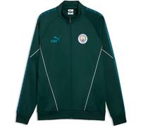 Puma Manchester City Fc King Anthem Full Zip Sweatshirt Green S Men
