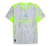 PUMA Manchester City FC Men's 3rd Jersey 25/26, Blue (Cool Weather x Pro Green), m