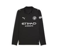 PUMA Manchester City FC Men's Away Jersey Longsleeve 25/26, Black (Black), XL
