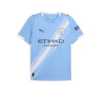 PUMA Manchester City FC Men's Home Jersey 25/26, Blue (Team Light Blue x White), XL