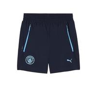 Manchester City Puma Football Shorts Adult Navy