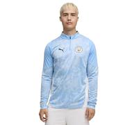 Manchester City Puma Training 1/4 Zip Top - Blue