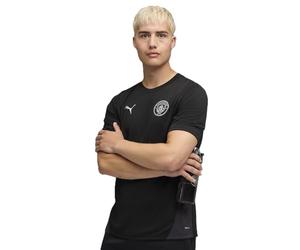 Puma Manchester City FC Men's Training Jersey 25/26, Black (Black x Silver), XL