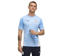 Puma Manchester City Fc 25/26 Training Short Sleeve T-shirt Blue S Man