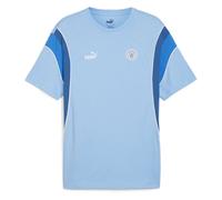 Puma Manchester City Football Archive Short Sleeve T-shirt Blue M Men,Women