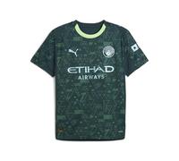 PUMA Manchester City Fourth Shirt 2025/26 Season - Replica - Men - Green Terrain - Size: M