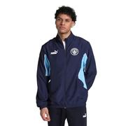 PUMA Manchester City FTBLARCHIVE Men's Jacket, Navy Team Light Blue, XL