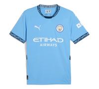 Puma Manchester City Home Mens Short Sleeve Jersey 2024/2025 Size: Large, Colour: Light Blue