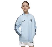 PUMA Manchester City Kids Pre-Match King Anthem Jacket - Blue - Size:7/8 Years