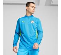 PUMA Manchester City Quarter-Zip Training Top Men, Magic Blue/Yellow Glow, size XL