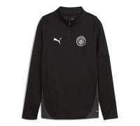 Puma Manchester City Training 1/4 Zip 2025/2026 Colour: Black, Size: 7-8 years