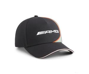 PUMA MAPF1 AMG BB Cap Black HAT, One Size