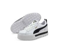 Puma Mayze Leather Trainers White/black