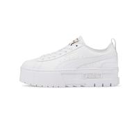 PUMA MAYZE LTH JR Sneaker, White Team Gold, 3 UK