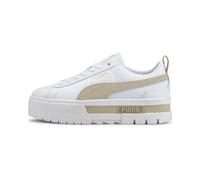 Puma Womens Mayze Sneakers - White Leather - Size UK 6