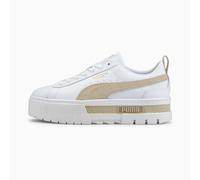 Puma Womens Mayze Sneakers - White Leather (archived) - Size UK 4.5